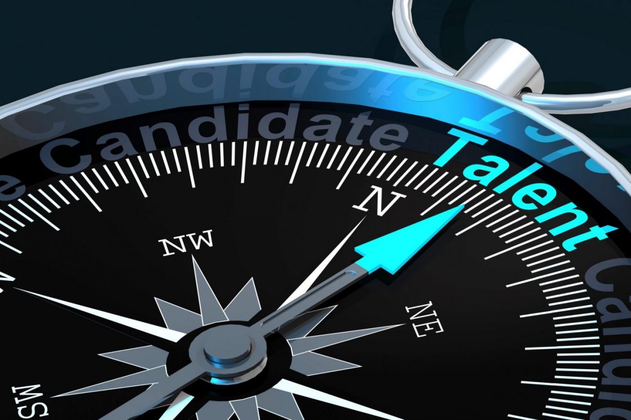 Photo of compass with the word "Talent" written on it illustrates blog: "4 Talent Acquisition Tips"